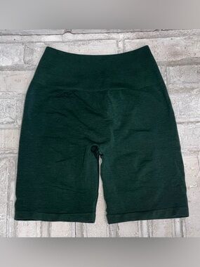 ALPHALETE High-Waist Women’s Shorts in Dark Green